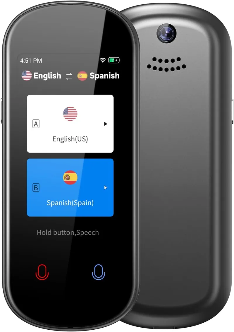 CAWRUGA Language Translator Device, 138 Language Real-Time